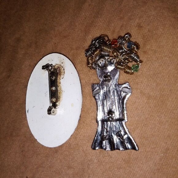 Two very unique vintage Brooches - Picture 4 of 8